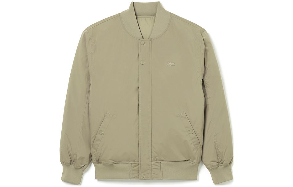 Order LACOSTE  Reversible Bomber Down Jacket Beige FW23 BH8526-CB8