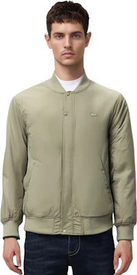 LACOSTE Reversible Bomber Down Jacket Beige FW23 BH8526-CB8 Lookbook LACOSTE Reversible Bomber Down Jacket Beige FW23 BH8526-CB8