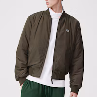 Details for LACOSTE 雙面綠色飛行夾克附經典標誌款式. BH4473-806