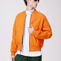 Cheap LACOSTE 雙面綠色飛行夾克附經典標誌款式. BH4473-806