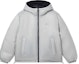 Lookbook LACOSTE Reversible Hooded Down Jacket Navy/Grey Colorblock Warm Outerwear BH6014-QIW