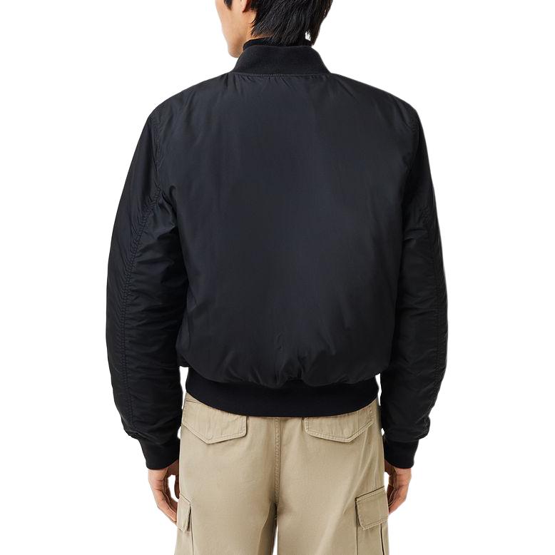 LACOSTE  Reversible Stand Collar Padded Jacket Black/Orange Casual Outerwear BH5953-174489 圖 4