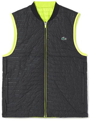 Lacoste Reversible Vest Yellow/Black - Warm Solid Color Design BH9266-137911 Buy Lacoste Reversible Vest Yellow/Black - Warm Solid Color Design BH9266-137911