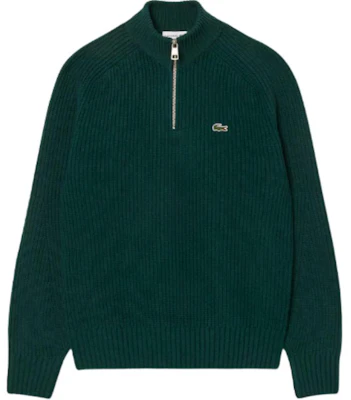 LACOSTE Simple Green High-Neck Long-Sleeve Pullover Sweater. AH3134-YZP Buy LACOSTE Simple Green High-Neck Long-Sleeve Pullover Sweater. AH3134-YZP