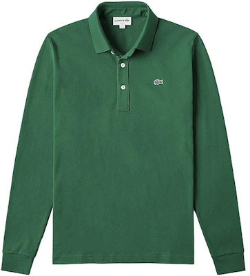 LACOSTE Simple Solid Long-Sleeve Polo Shirt Dark Green PH5894-131104-132 Buy LACOSTE Simple Solid Long-Sleeve Polo Shirt Dark Green PH5894-131104-132