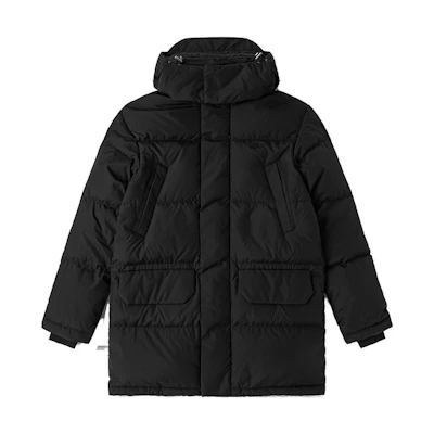 LACOSTE Solid Color Hooded Down Jacket Casual Warm Outerwear. BH1960-97212