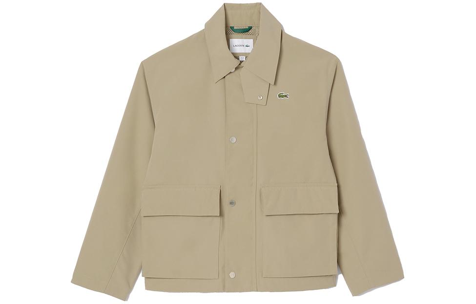 LACOSTE  Solid Color Long-Sleeve Polo Collar Jacket. BH1171 圖 4