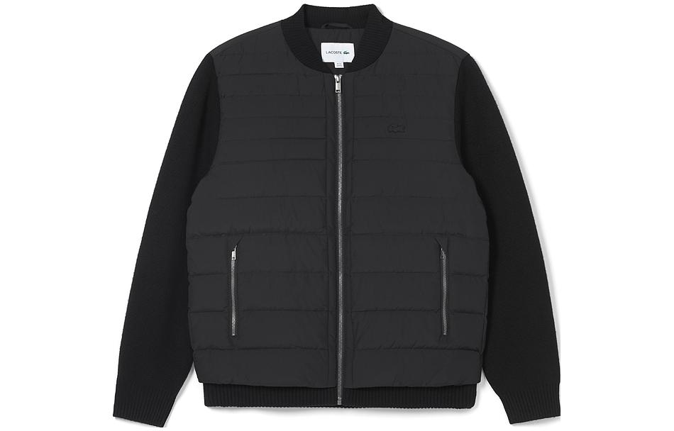 LACOSTE  Solid Color Zipper Down Jacket Long Sleeve Warm Coat. BH6802031