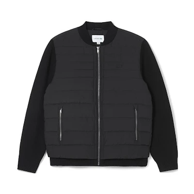 LACOSTE Solid Color Zipper Down Jacket Long Sleeve Warm Coat. BH6802031