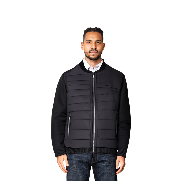 Sizing LACOSTE 純色拉鍊長袖羽絨保暖外套。 BH6802031