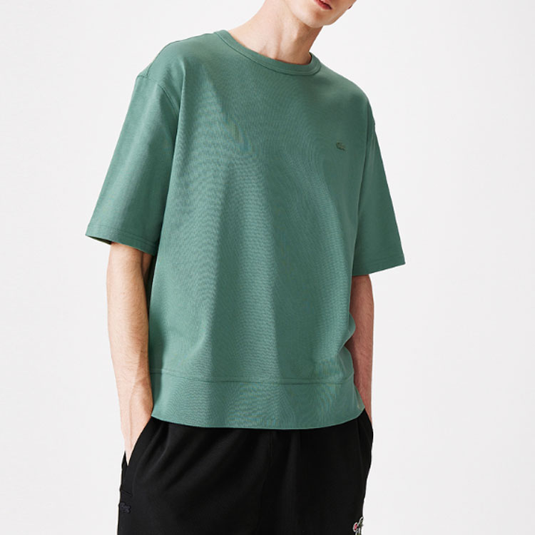LACOSTE  Solid Crewneck Pullover T-Shirt TH0985 圖 4
