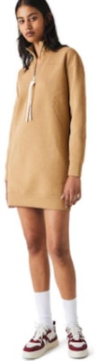 LACOSTE Solid Half-Zip High Collar Long-Sleeve Casual Sweatshirt Dress EF2581-132018 Lookbook LACOSTE Solid Half-Zip High Collar Long-Sleeve Casual Sweatshirt Dress EF2581-132018