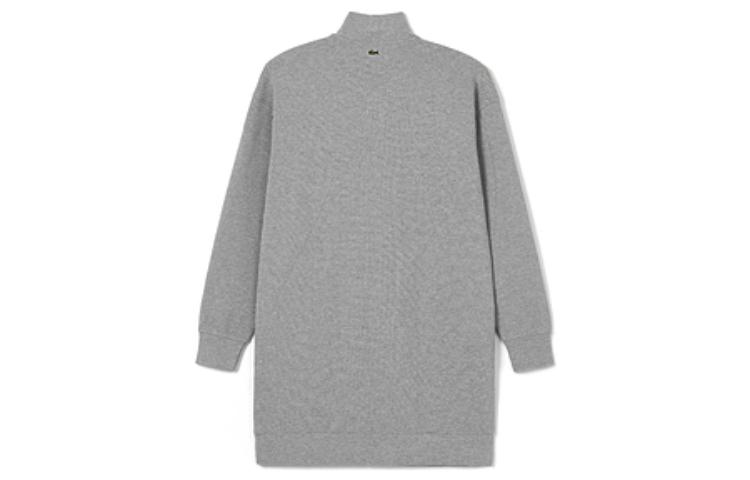 Details for LACOSTE  Solid Half-Zip High Collar Long-Sleeve Casual Sweatshirt Dress EF2581-132018