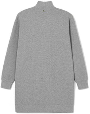 LACOSTE Solid Half-Zip High Collar Long-Sleeve Casual Sweatshirt Dress EF2581-132018 Details for LACOSTE Solid Half-Zip High Collar Long-Sleeve Casual Sweatshirt Dress EF2581-132018