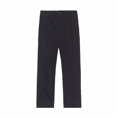 LACOSTE Solid Vintage Straight-Leg Casual Pants Black HH4565-031