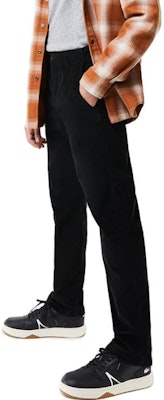 LACOSTE Solid Vintage Straight-Leg Casual Pants Black HH4565-031 Lookbook LACOSTE Solid Vintage Straight-Leg Casual Pants Black HH4565-031