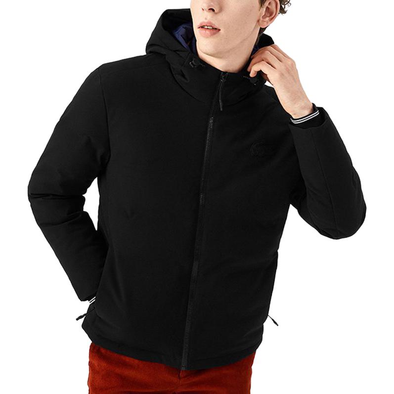 LACOSTE  Solid Zip-Up Hooded Puffer Jacket for Warmth. BH5181-031 圖 3