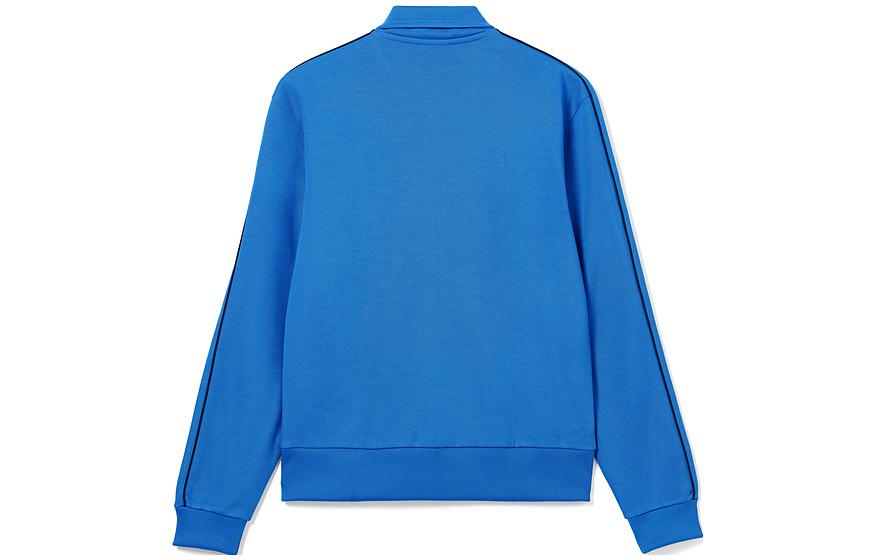 Lookbook LACOSTE Solid Zip-Up Sweatshirt Warna Chaalis Biru SH1457-159605