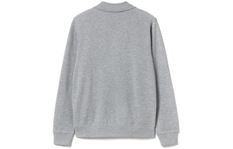 Lookbook LACOSTE 拉链长袖卫衣 银灰色 SH1927-CCA