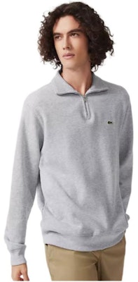 LACOSTE 拉链长袖卫衣 银灰色 SH1927-CCA Purchase LACOSTE 拉链长袖卫衣 银灰色 SH1927-CCA