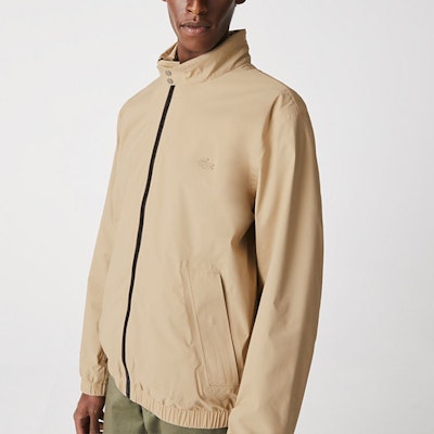 LACOSTE SS22休閒卡其色拉鍊連帽長袖外套 - 長袖外套 BH2577-C5U Shop LACOSTE SS22休閒卡其色拉鍊連帽長袖外套 - 長袖外套 BH2577-C5U