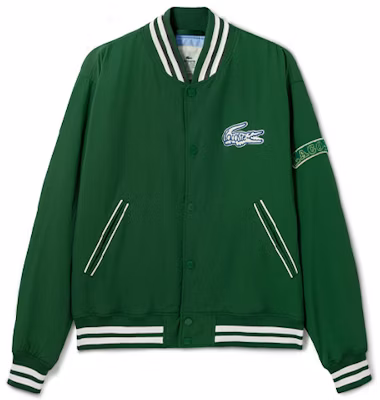 LACOSTE SS22 纯色徽标补丁长袖棒球夹克 BH2798-PQK Buy LACOSTE SS22 纯色徽标补丁长袖棒球夹克 BH2798-PQK