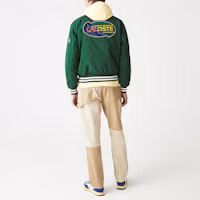 Lookbook LACOSTE SS22 純色刺繡Logo補丁長袖棒球外套 BH2798-PQK