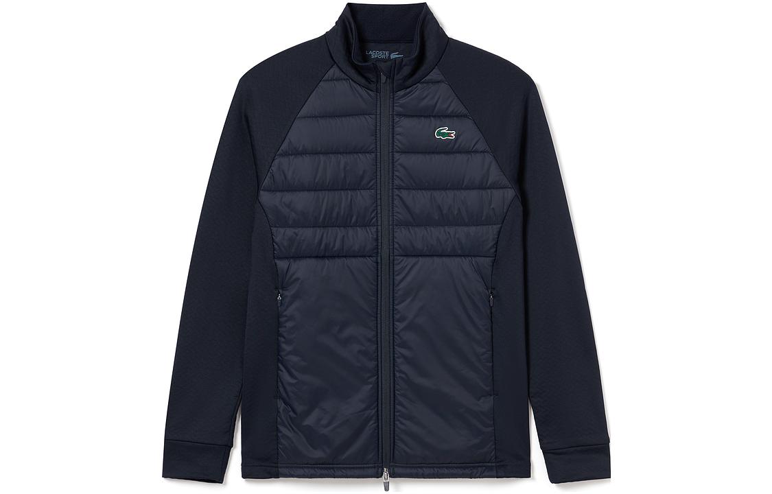 LACOSTE  Stand Collar Zip-Up Jacket Deep Navy Blue BH1043-423