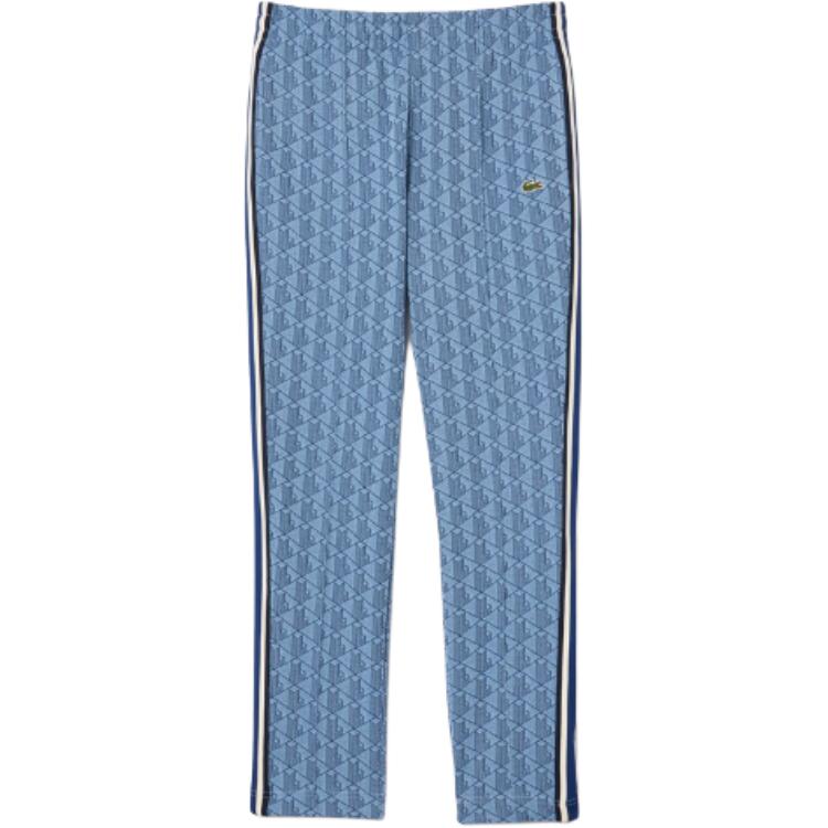 Order LACOSTE  Straight-Leg Casual Pants Light Blue. XH1440-I8K