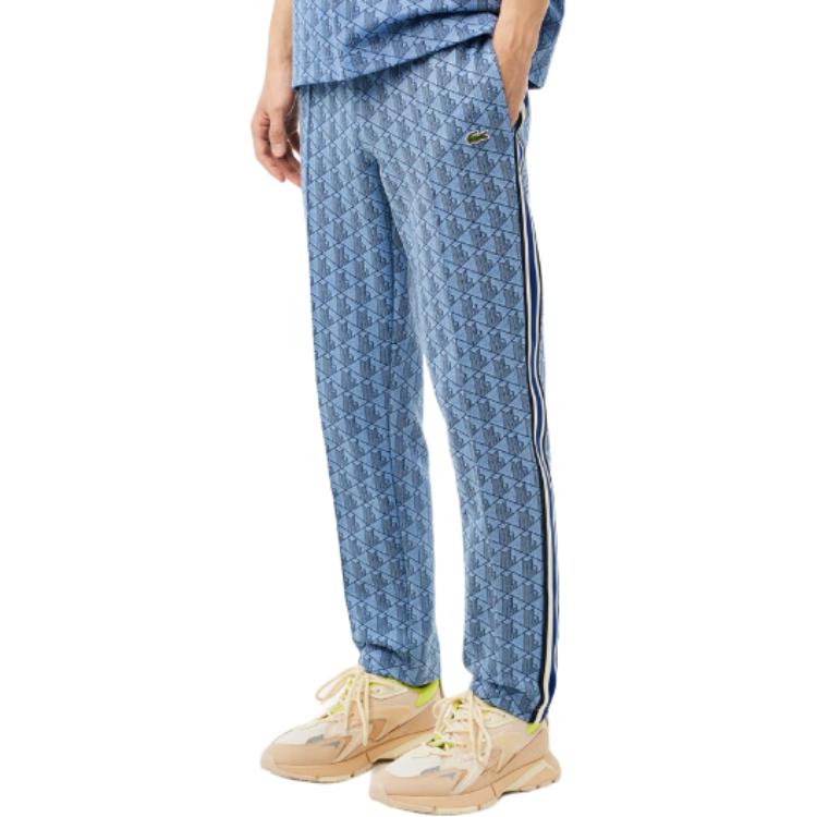 Purchase LACOSTE  Straight-Leg Casual Pants Light Blue. XH1440-I8K