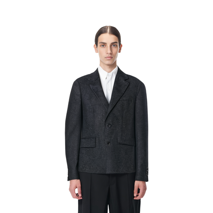 LACOSTE  Vintage Solid Grey Blazer - Casual Style. VH3501-EL6 圖 4