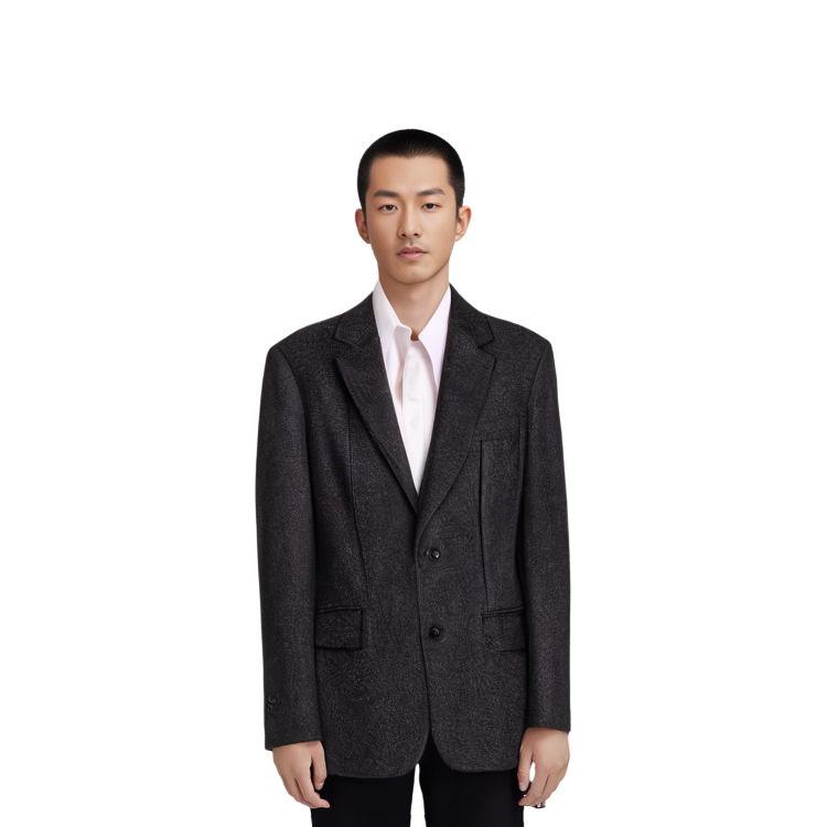 LACOSTE  Vintage Solid Grey Blazer - Casual Style. VH3501-EL6 圖 5