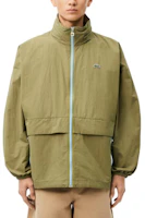Lookbook LACOSTE 防水防風外套 軍綠色 透氣設計 BH7164-BMY