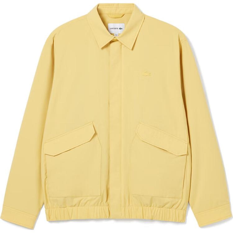 lacoste-yellow-solid-zip-up-jacket-with-turn-down-collar-bh-3758-ixq