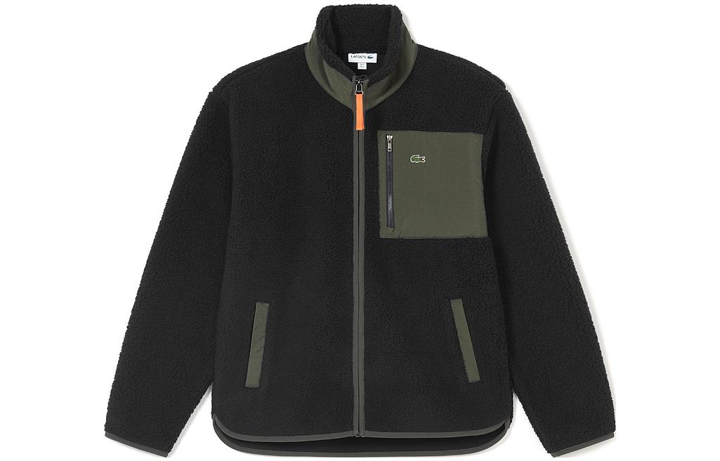 LACOSTE  Zip-Up Long Sleeve Jacket with Warm Collared Design. SH0531