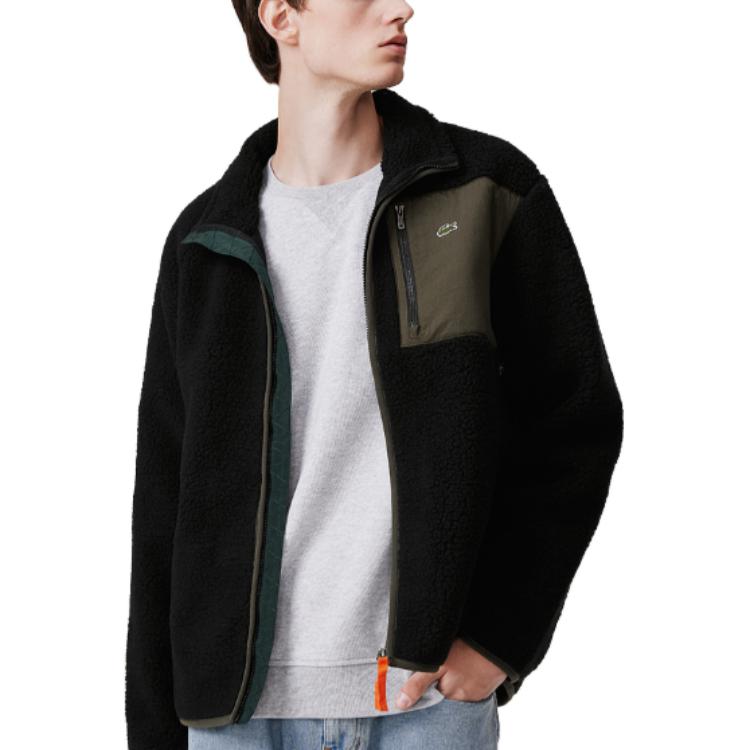 Details for LACOSTE 拉链长袖外套带保暖翻领设计. SH0531