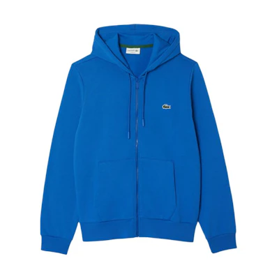 LACOSTE Badge Hoodie in Radigue Blue Long-Sleeve Pullover SH9626-IXW