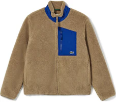 Order Lacoste 米色拼接立領長袖外套 BH6280
