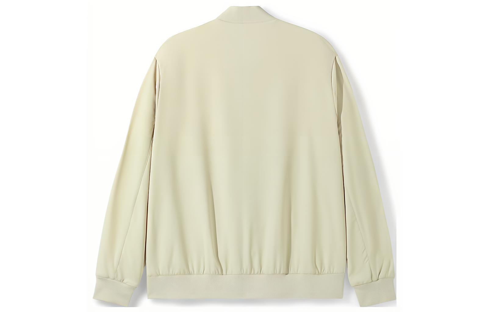 Lookbook Lacoste Beige Solid Zip-Up Casual Jacket SS22 Collection BH1286-68S