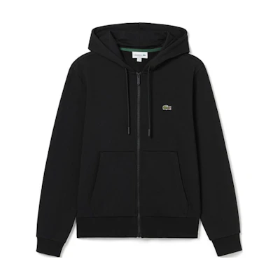 Lacoste Black Breathable Comfortable Hoodie Long Sleeve Sweatshirt SH1642-031