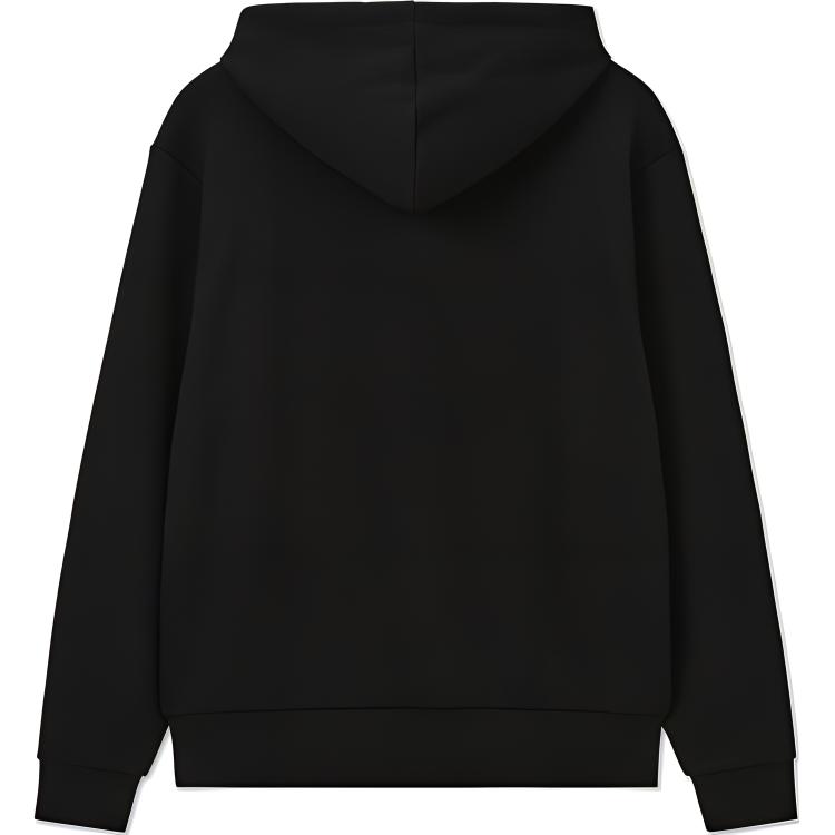 Lacoste Black Hoodie with Animal Logo and Solid Color Design SH1643-031 圖 3