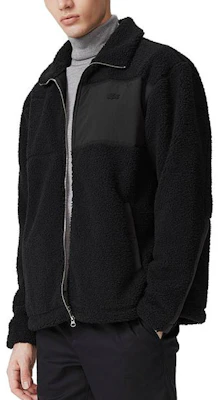 Lacoste Black Logo Casual Loose-Fit Long-Sleeve Jacket SH6804-031 Details for Lacoste Black Logo Casual Loose-Fit Long-Sleeve Jacket SH6804-031