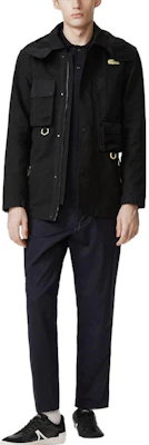 Lacoste Black Solid Color Hooded Jacket BH9501-031 Shop Lacoste Black Solid Color Hooded Jacket BH9501-031