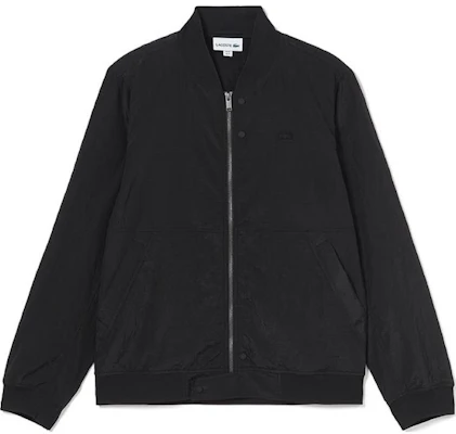 Chaqueta Negra Lacoste Lisa con Cremallera y Cuello Alto. BH0977-031 Buy Chaqueta Negra Lacoste Lisa con Cremallera y Cuello Alto. BH0977-031