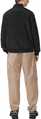 Chaqueta Negra Lacoste Lisa con Cremallera y Cuello Alto. BH0977-031 Shop Chaqueta Negra Lacoste Lisa con Cremallera y Cuello Alto. BH0977-031