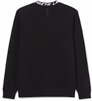 Lookbook Lacoste 黑色 SS23 素色圓領長袖衛衣 SH5690