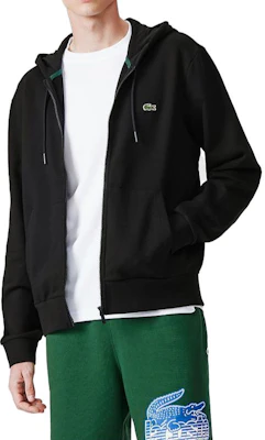 Lacoste 黑色拉鍊連帽外套 休閒百搭基礎款 SH2566-CB8-031 Purchase Lacoste 黑色拉鍊連帽外套 休閒百搭基礎款 SH2566-CB8-031