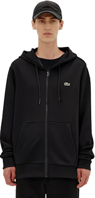 Lacoste 黑色拉鍊連帽外套 休閒百搭基礎款 SH2566-CB8-031 Details for Lacoste 黑色拉鍊連帽外套 休閒百搭基礎款 SH2566-CB8-031