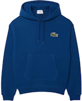 Lacoste Blue Unisex Hoodie with Embroidered Logo - Comfortable & Loose Fit SH2754-HBM Lacoste Blue Unisex Hoodie with Embroidered Logo - Comfortable & Loose Fit SH2754-HBM
