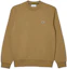Buy Lacoste Brown Crewneck Long-Sleeve Sweatshirt with Animal Patch Design SH9608SIX